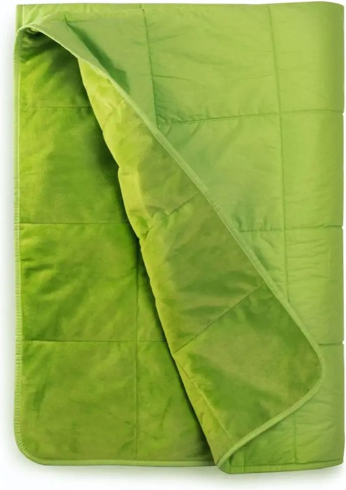 NiDū Dětská zátěžová přikrývka 2,5kg zelená - obrázek 1