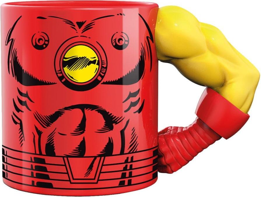 Grooters Avengers 3D Hrnek s rukou Marvel - Iron Man - obrázek 1