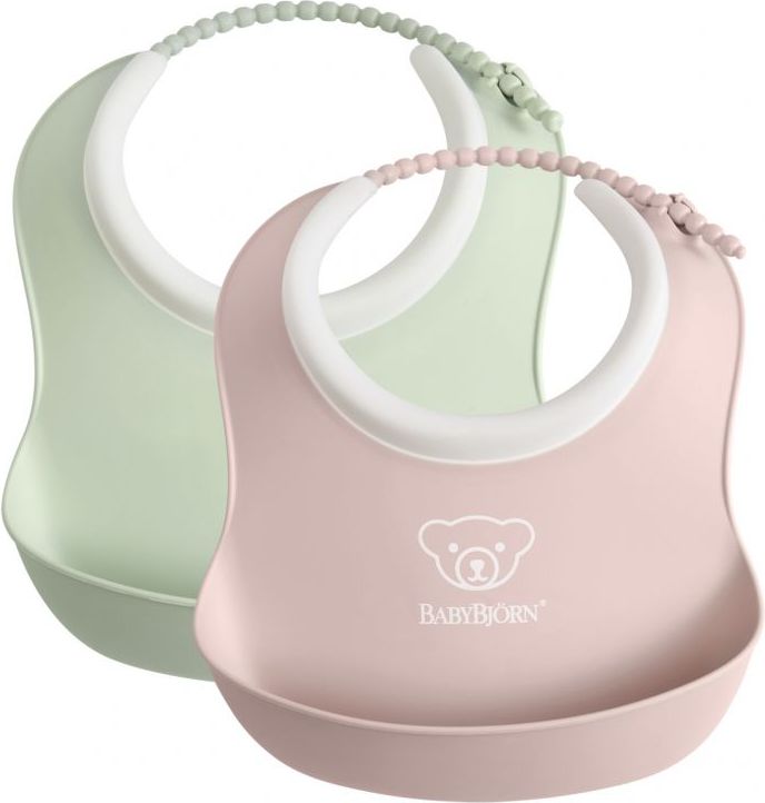 Bryndáky malé 2 ks BabyBjörn Baby Green/Pink - obrázek 1