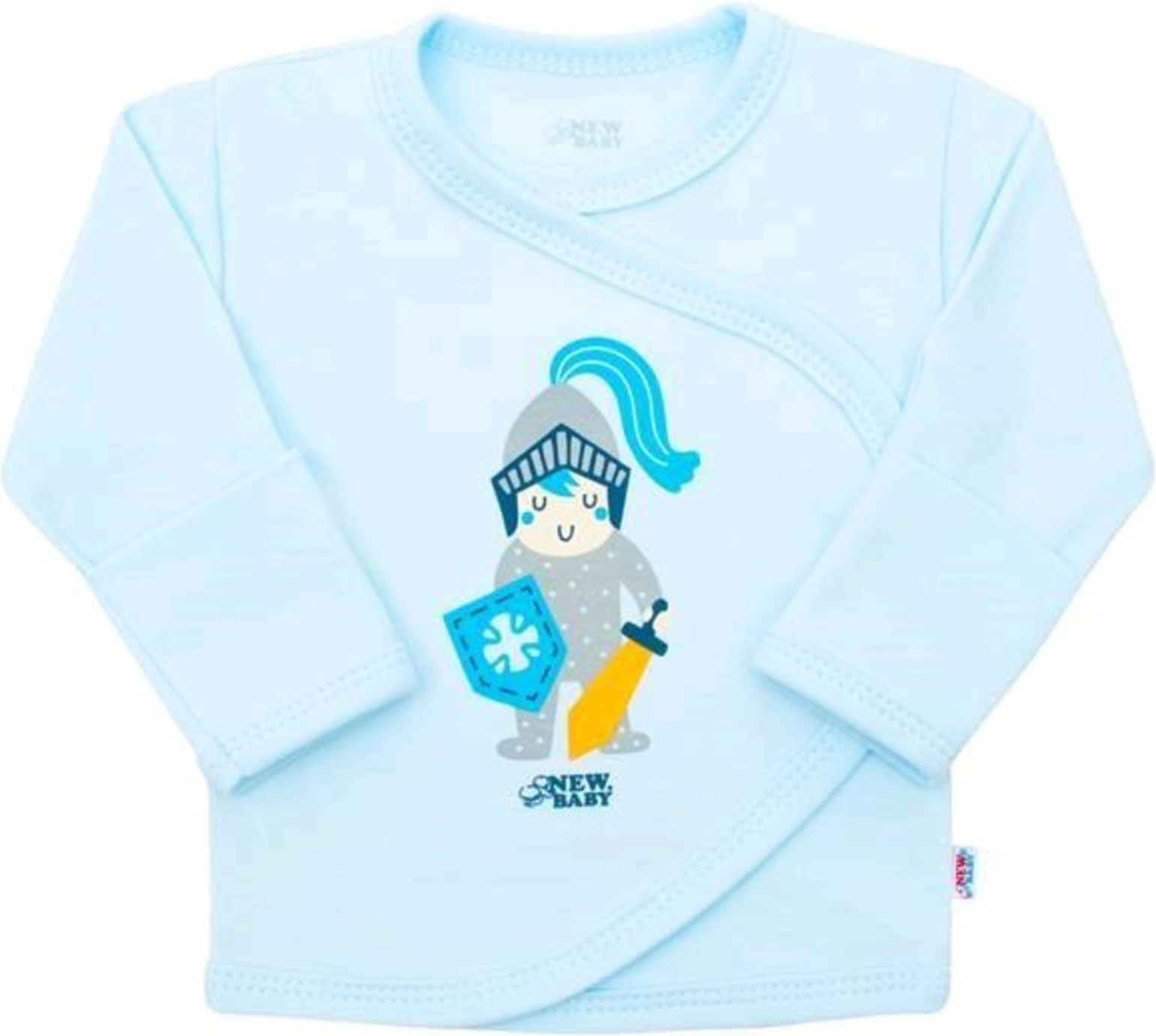 Kojenecká bavlněná košilka New Baby Knight - Kojenecká bavlněná košilka New Baby Knight - obrázek 1