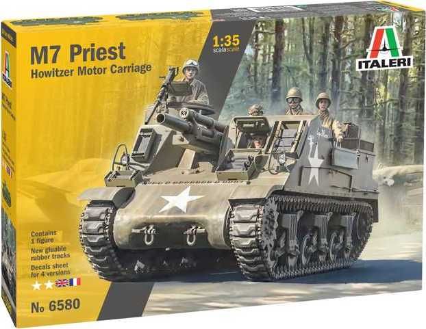 ITALERI Model Kit tank 6580 - M7 Priest (1:35) - obrázek 1