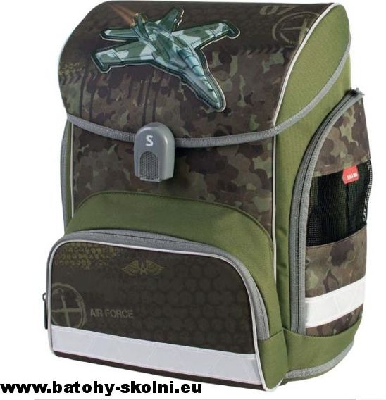Školní aktovka Stíhačka Air Force 3 dílný set Stil - obrázek 2