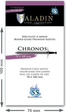 Board&Dice Obaly na karty Paladin: Chronos (70x100mm) 55 ks - obrázek 1