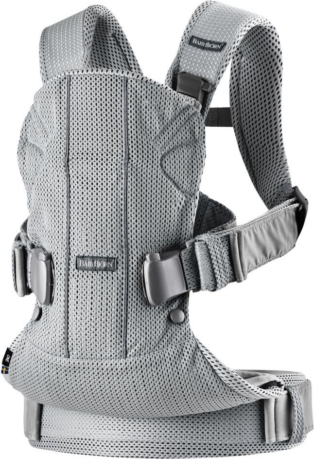 Ergonomické nosítko BabyBjörn One 3D Mesh Silver - obrázek 1