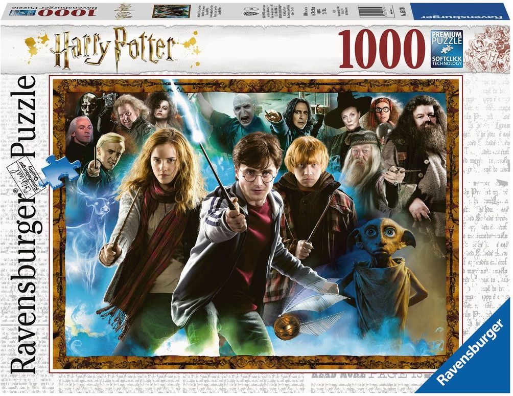 RAVENSBURGER Puzzle Harry Potter: Řád proti Smrtijedům 1000 dílků - obrázek 1