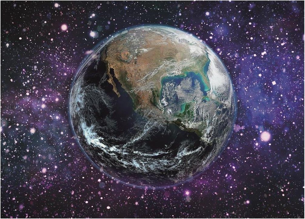 DINO Svítící puzzle Planeta Země 1000 dílků - obrázek 2