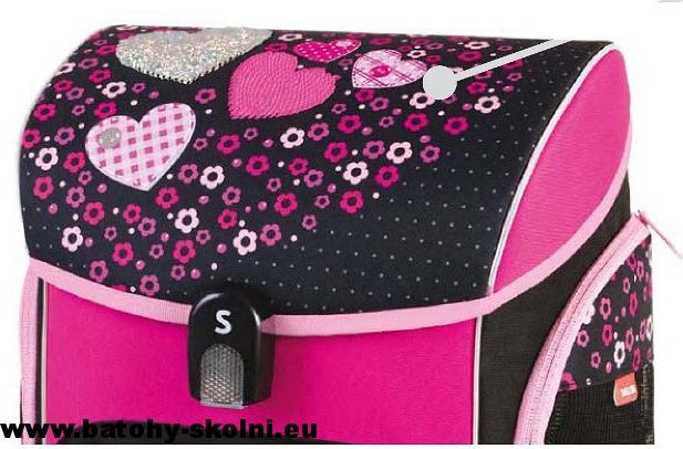 Školní aktovka Srdíčka Sweet Heart + dárek a doprava Zdarma - obrázek 3