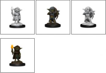 WizKids Pathfinder Battles Deep Cuts Unpainted Miniatures - Goblin Rogue Female - obrázek 1