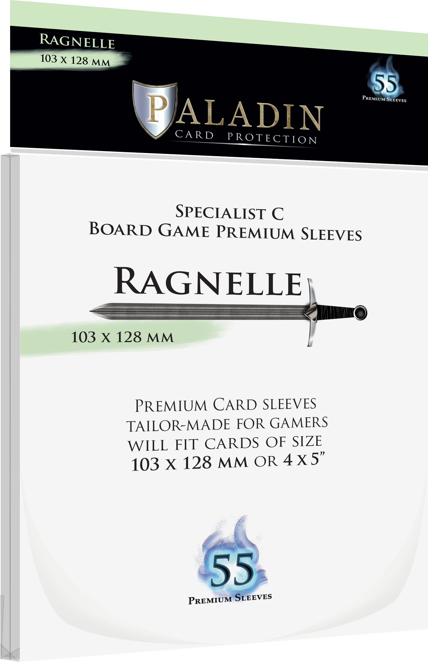 Board&Dice Obaly na karty Paladin: Ragnelle (103x128mm) 55 ks - obrázek 1