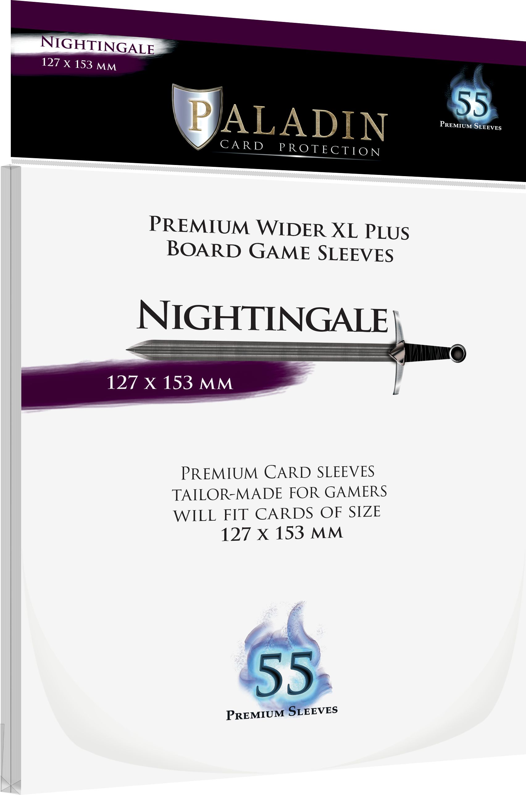 Board&Dice Obaly na karty Paladin: Nightingale (127x153mm) 55 ks - obrázek 1