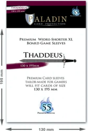 Board&Dice Obaly na karty Paladin: Thaddeus (130x195mm) 55 ks - obrázek 1