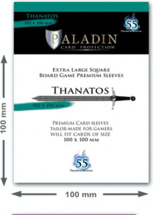 Board&Dice Obaly na karty Paladin: Thantos (100x100mm) 55 ks - obrázek 1