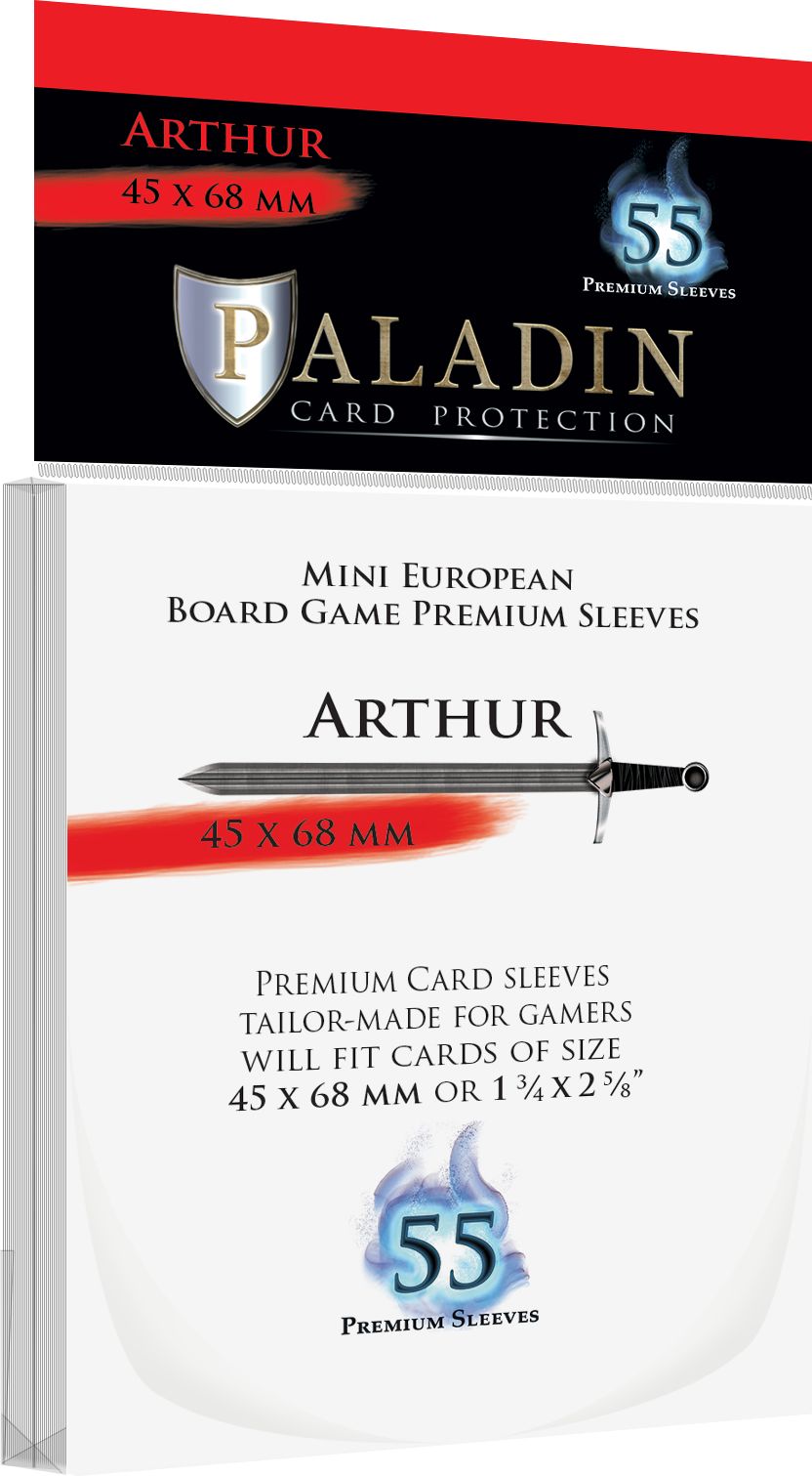 Board&Dice Obaly na karty Paladin: Arthur (45x68mm) 55 ks - obrázek 1