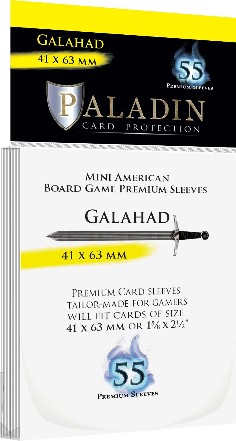 Board&Dice Obaly na karty Paladin: Galahad (41x63mm) 55 ks - obrázek 1