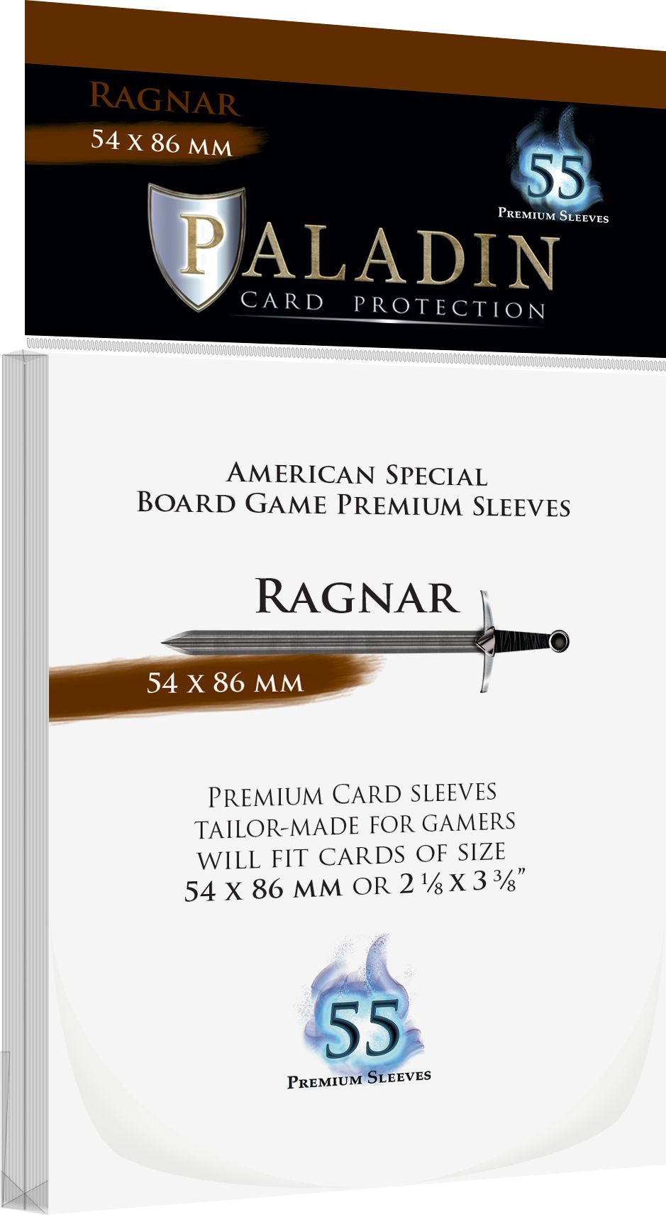 Board&Dice Obaly na karty Paladin: Ragnar (54x86mm) 55 ks - obrázek 1