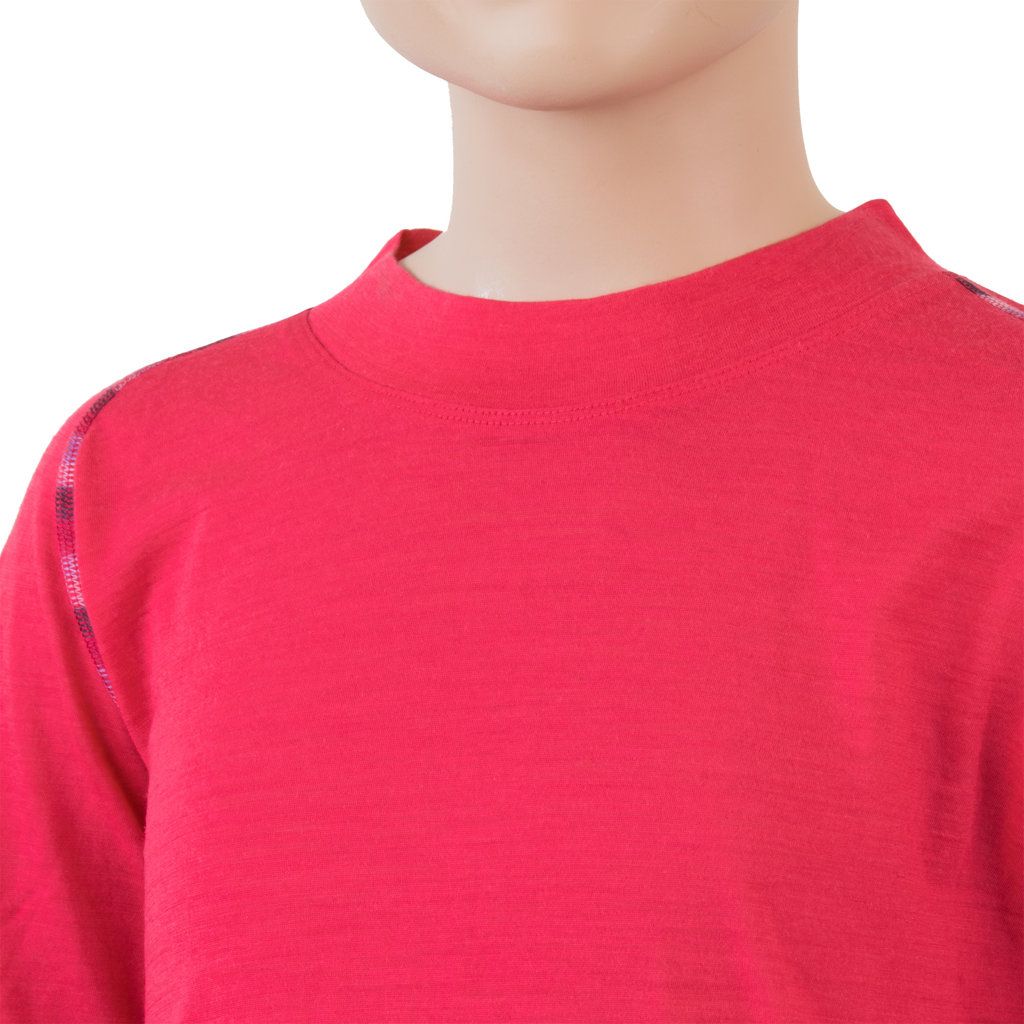 SENSOR MERINO AIR set dětský triko dl.rukáv + spodky MAGENTA velikost: 90 - obrázek 3