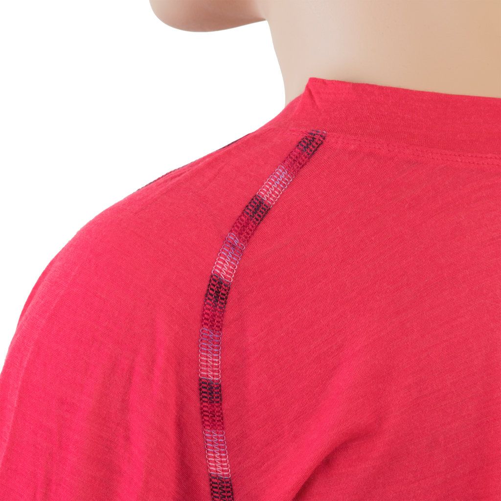 SENSOR MERINO AIR set dětský triko dl.rukáv + spodky MAGENTA velikost: 90 - obrázek 4