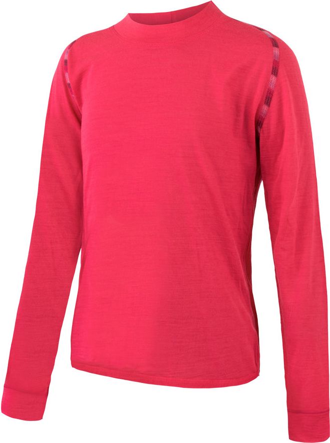 SENSOR MERINO AIR set dětský triko dl.rukáv + spodky MAGENTA velikost: 90 - obrázek 6