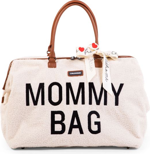 Childhome Přebalovací taška Mommy Bag Teddy Off White - obrázek 1