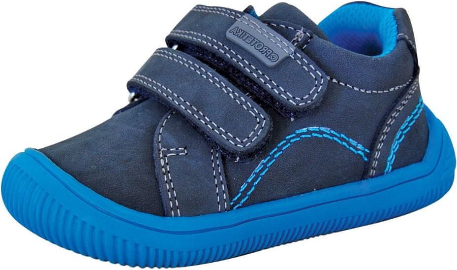 Protetika chlapecká kotníčková barefoot obuv Lars 72021 20 tmavě modrá - obrázek 1
