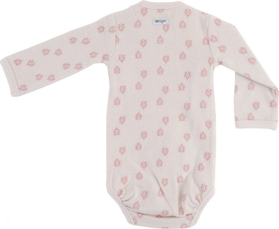 Hydrofilní body s dlouhými rukávy Lodger Print Rib Tan - obrázek 2