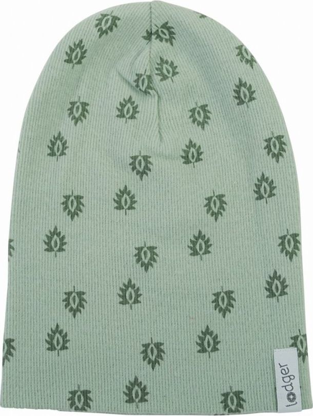 Bavlněná čepička Lodger Print Rib Silt Green - obrázek 1