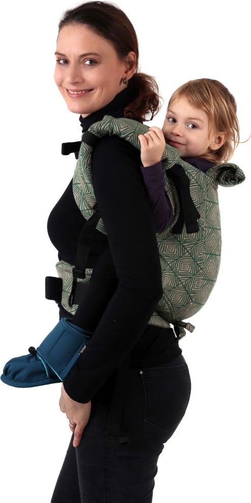 Nosítko Jožánek Toddler (Dan) - zelené spirály - obrázek 2