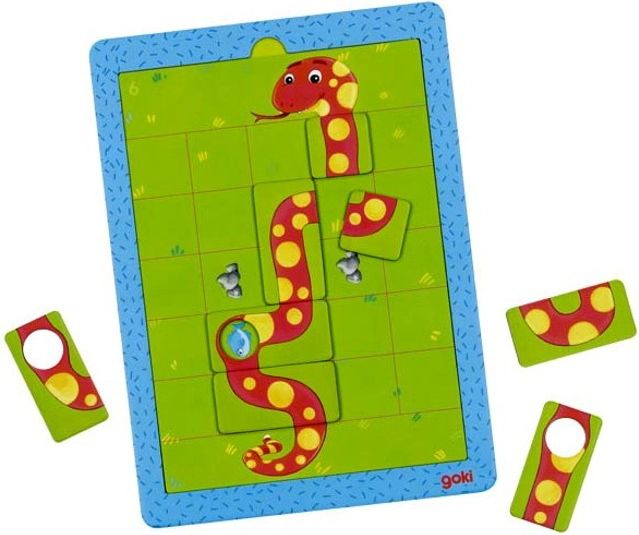 Puzzle magnetické - Hra hladový had (Goki) - obrázek 1