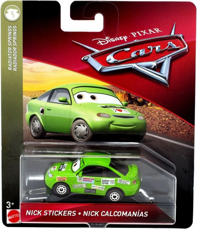 Mattel CARS 3 (Auta 3) - Nick Stickers - obrázek 1