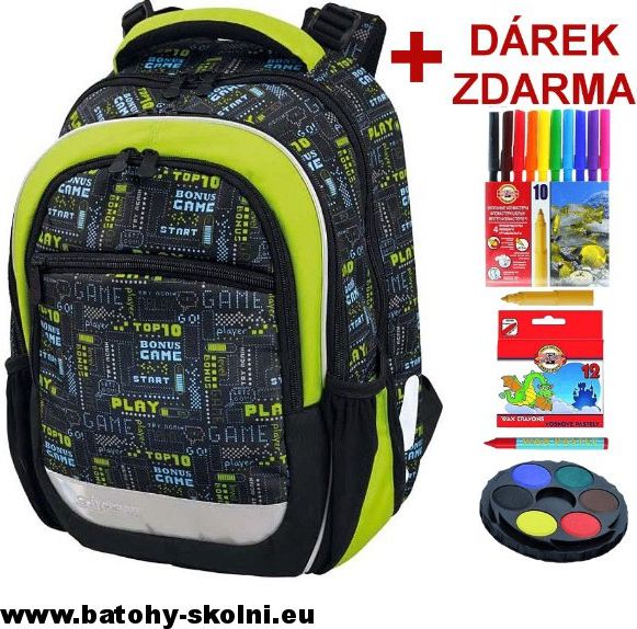 Školní batoh Game Stil - Doprava a dárek Zdarma - obrázek 1