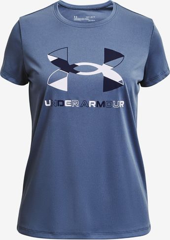 Tech™ Graphic Big Logo Triko dětské Under Armour | Modrá | Dívčí | XS - obrázek 1