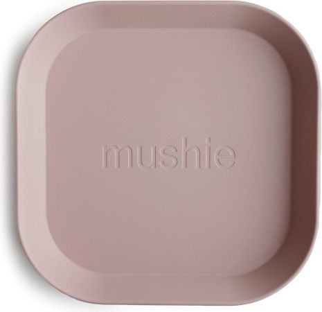 MUSHIE hranatý talíř Blush 2ks - obrázek 1