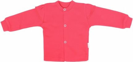 Mamatti Novozenecká bavlněná košilka, kabátek, Myška - červená , Velikost koj. oblečení 50 (0-1m) - obrázek 1