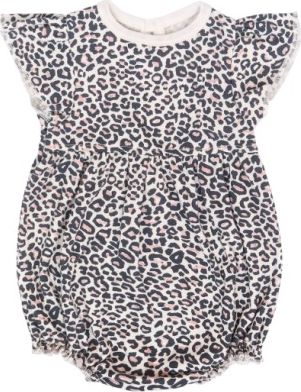 Mamatti Body s nohavičkami Gepardík, bíle se vzorem, Velikost koj. oblečení 68 (4-6m) - obrázek 1