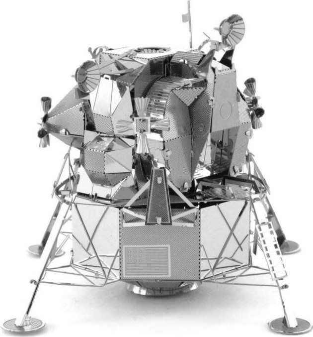 3D kovové puzzle lunární modul Apollo - obrázek 1