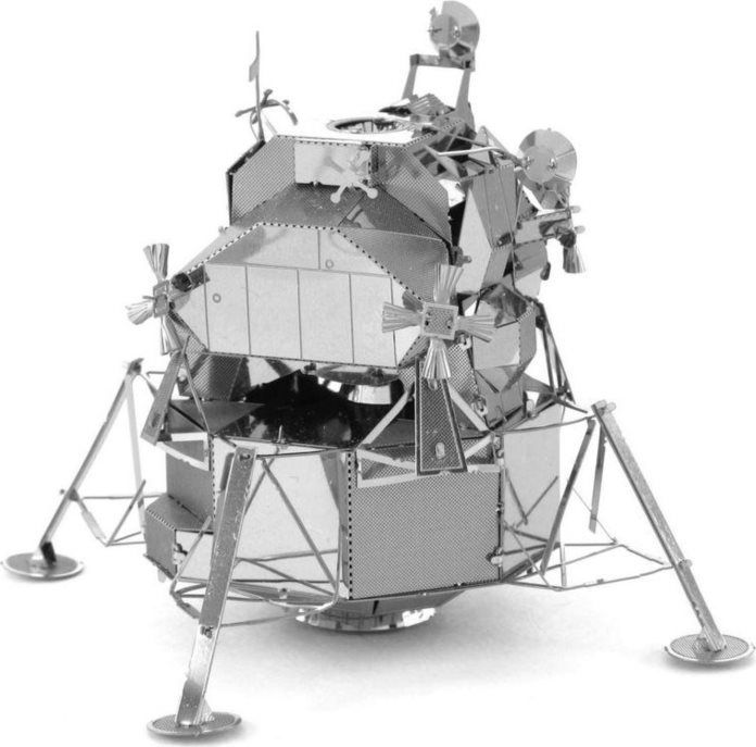 3D kovové puzzle lunární modul Apollo - obrázek 2