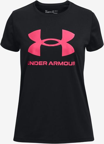 Tech™ Sportstyle Big Logo Triko dětské Under Armour | Černá | Dívčí | L - obrázek 1