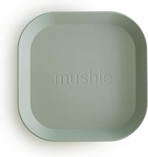 MUSHIE hranatý talíř Sage 2ks - obrázek 1