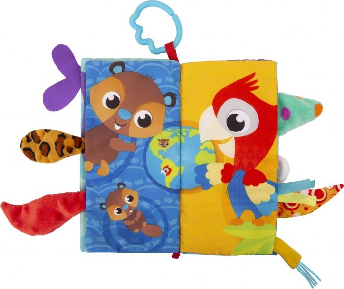 Playgro - Textilní knížka se zvířecími ocásky - obrázek 3