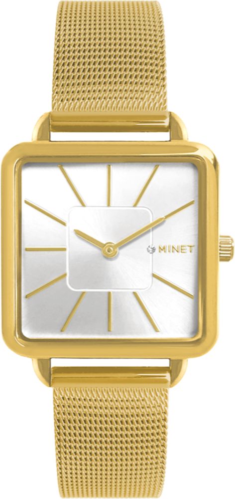 Zlaté dámské hodinky MINET OXFORD ALL GOLD MESH - obrázek 1