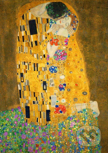 Gustave Klimt - The Kiss, 1908 - Bluebird - obrázek 1