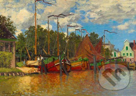 Claude Monet - Boats at Zaandam, 1871 - Bluebird - obrázek 1