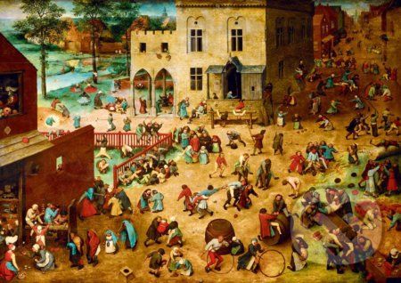 Pieter Bruegel the Elder - Children's Games, 1560 - Bluebird - obrázek 1