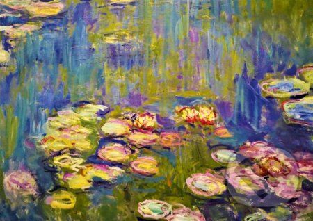 Claude Monet - Nymphéas - Bluebird - obrázek 1
