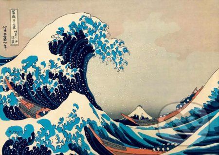 Hokusai - The Great Wave off Kanagawa, 1831 - Bluebird - obrázek 1