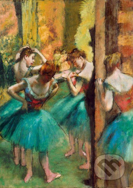 Degas - Dancers, Pink and Green, 1890 - Bluebird - obrázek 1