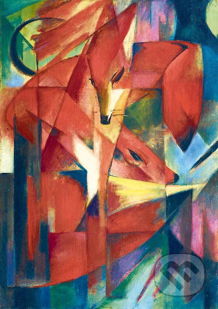 Franz Marc - The Foxes, 1913 - Bluebird - obrázek 1