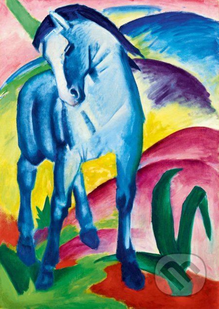 Franz Marc - Blue Horse I, 1911 - Bluebird - obrázek 1