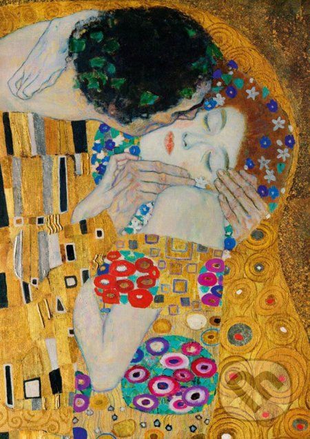Gustave Klimt - The Kiss (detail), 1908 - Bluebird - obrázek 1
