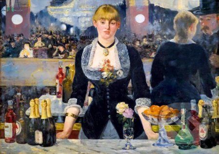 Édouard Manet - A Bar at the Folies-Bergère, 1882 - Bluebird - obrázek 1